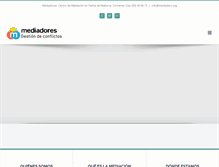 Tablet Screenshot of mediadors.org